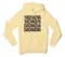 Yachacha Yachacha, Gachacha Gachacha - Black Men/Unisex Hoodie in Light Yellow Color